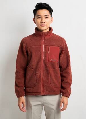 Polaire coupe cintrée orange JACK & JONES homme
