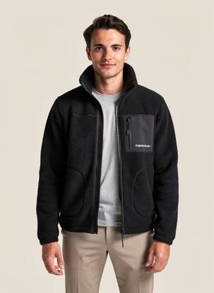 Polaire coupe cintrée noir JACK & JONES homme
