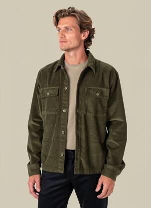 Veste casual fermeture boutonnée sur le devant vert JACK & JONES homme