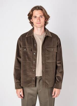 Veste casual fermeture boutonnée sur le devant vert JACK & JONES homme