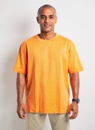 T-shirt stretch manches courtes orange SAINT JAMES homme