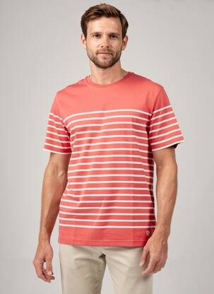 T-shirt stretch manches courtes rouge ARMOR LUX homme