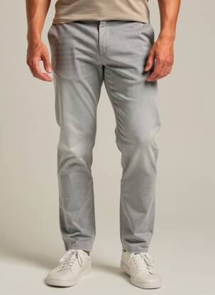 Pantalon slim stretch taille normale gris BARMAS homme