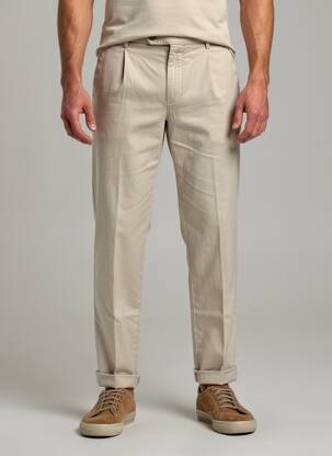 Pantalon chino poches taille normale vert BARMAS homme