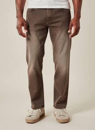 Pantalon droit coupe droite marron BARMAS homme