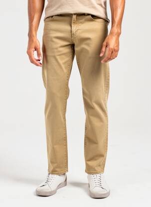 Pantalon droit coupe droite beige BARMAS homme