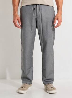 Pantalon droit coupe droite gris BARMAS homme