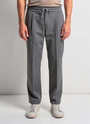 Pantalon chino tissage chiné taille normale gris M5 BY MEYER homme