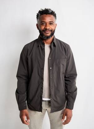 Veste casual coupe droite vert ASPESI homme