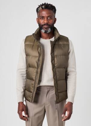 Doudoune poches sans capuche vert WHITE MOUNTAINEERING homme