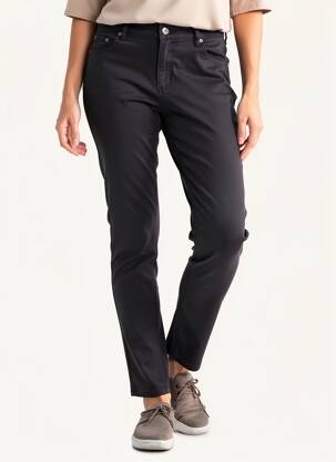 Pantalon slim taille normale taille normale noir COUTURIST femme