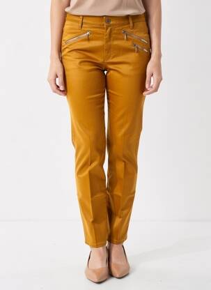 Pantalon slim poches jaune COUTURIST femme