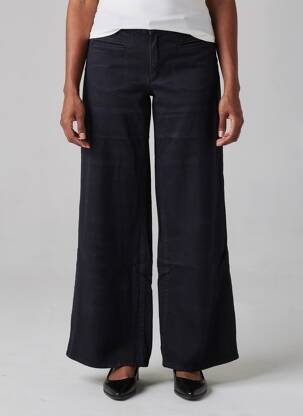 Pantalon flare taille haute taille haute bleu COUTURIST femme