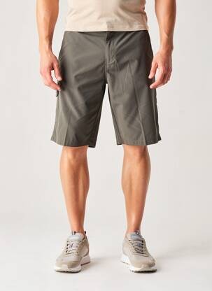 Bermuda taille élastique taille normale vert OAKS VALLEY homme