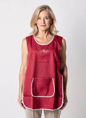 Tunique sans manche col rond rouge IMPULSION femme