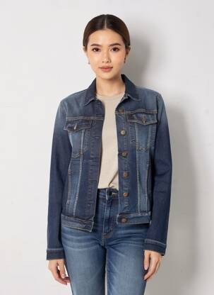Veste casual poches bleu COUTURIST femme