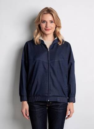 Veste casual poches bleu COUTURIST femme