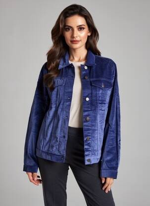 Veste casual poches bleu COUTURIST femme