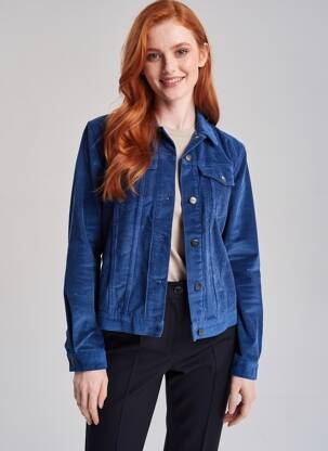 Veste casual poches bleu COUTURIST femme