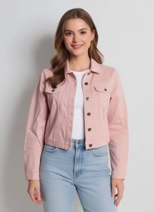 Veste casual poches rose COUTURIST femme