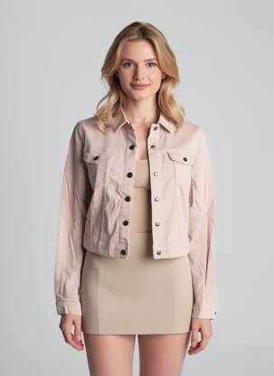 Veste casual poches rose clair COUTURIST femme
