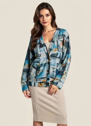 Veste casual poches bleu COUTURIST femme