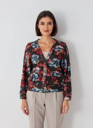 Veste casual fermeture boutonnée sur le devant noir COUTURIST femme