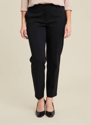Pantalon chino stretch taille normale noir TWINSET femme