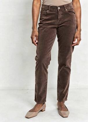Pantalon slim stretch taille normale marron ANGELS femme