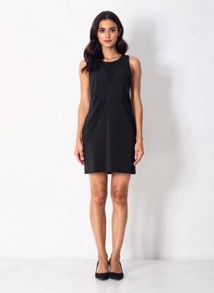 Robe courte sans manche sans manche noir BELAIR femme