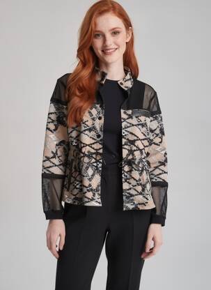 Veste casual poches noir NÜ femme