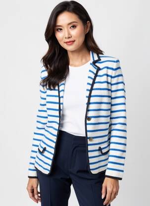 Blazer poches bleu GERRY WEBER femme