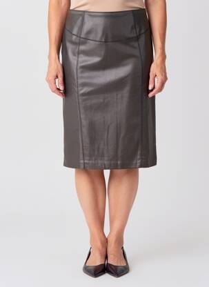 Jupe mi-longue taille normale gris SOMMERMANN femme