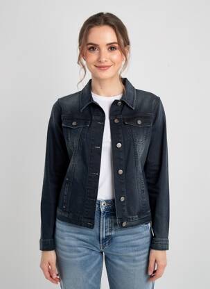 Veste casual poches bleu DESGASTE femme