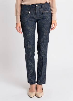 Pantalon slim poches bleu DESGASTE femme