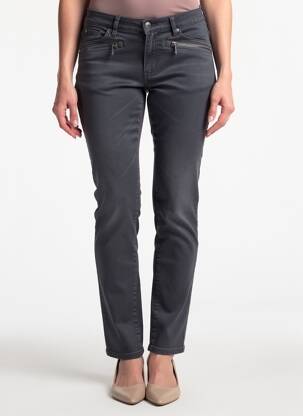 Pantalon slim poches gris DESGASTE femme
