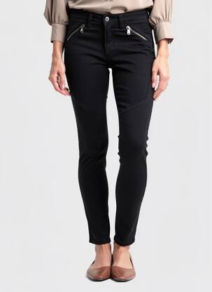 Pantalon slim poches noir DESGASTE femme