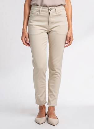 Pantalon slim poches beige DESGASTE femme