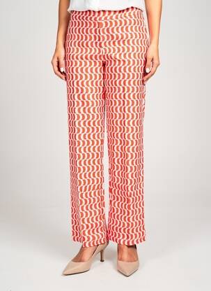 Pantalon droit stretch taille normale rouge GERRY WEBER femme