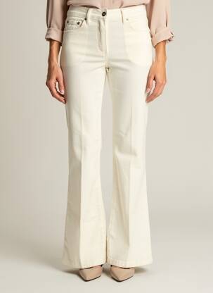 Pantalon flare stretch taille normale beige GERRY WEBER femme