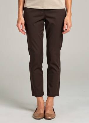 Pantalon slim taille élastique taille normale marron GERRY WEBER femme