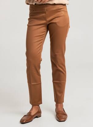 Pantalon slim taille élastique taille normale marron GERRY WEBER femme