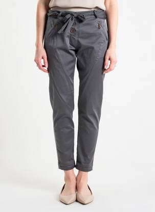 Pantalon 7/8 stretch taille normale gris KOSMIKA femme