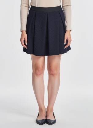Jupe courte coupe évasée bleu SILVIAN HEACH femme