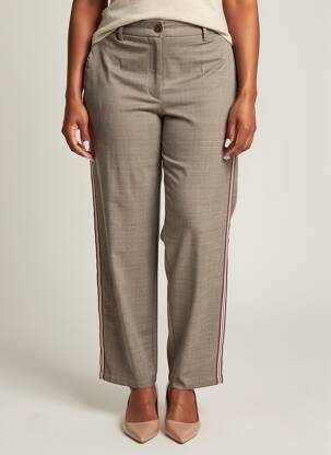 Pantalon droit stretch taille normale gris ANTWRP femme