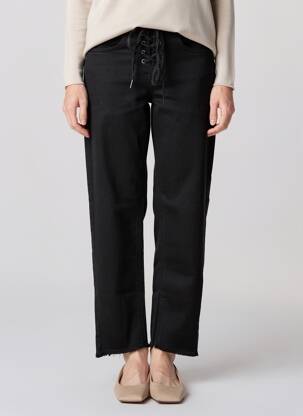 Pantacourt stretch taille normale noir BELAIR femme
