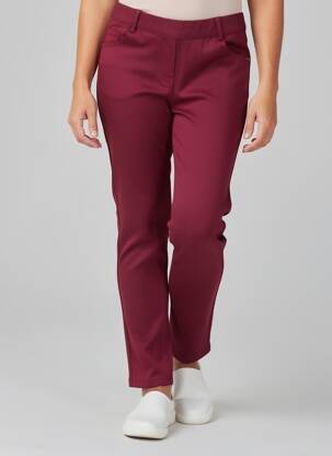 Jegging tissage jersey taille normale rouge BRANDTEX femme