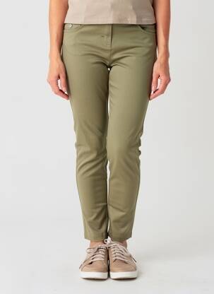 Jegging tissage jersey taille normale vert JOY OF LIFE femme