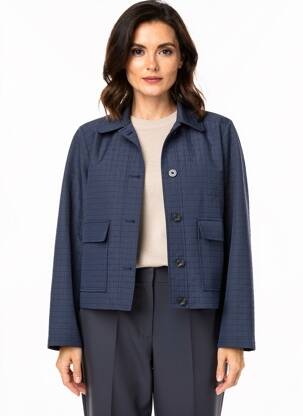 Veste casual coupe droite bleu STREET ONE femme