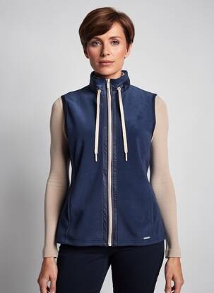 Polaire sans manche bleu BRANDTEX femme